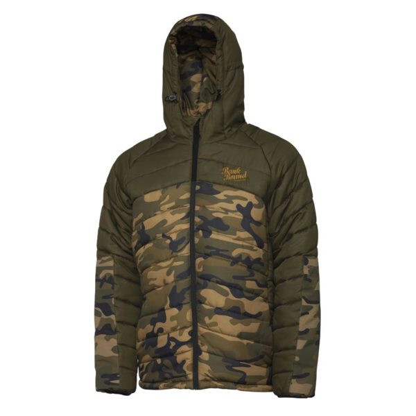 Prologic Bank Bound Insulated Jacket. Ivy Green/Camo
