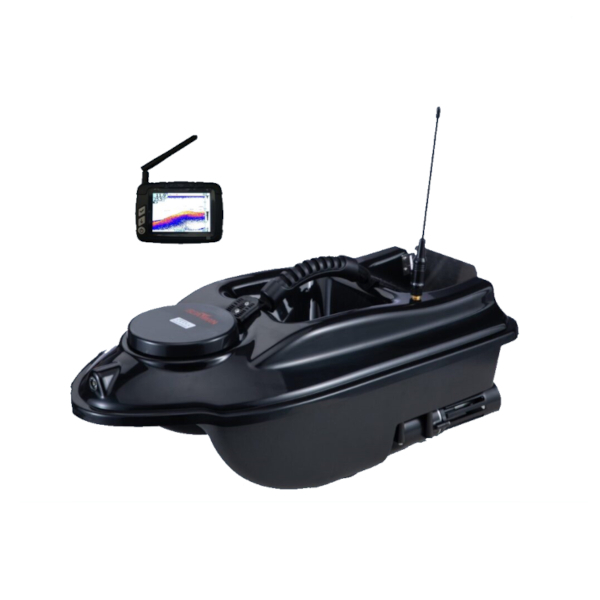 Boatman Actor Sonar V5 Voerboot Zwart met Fishfinder en Kompas