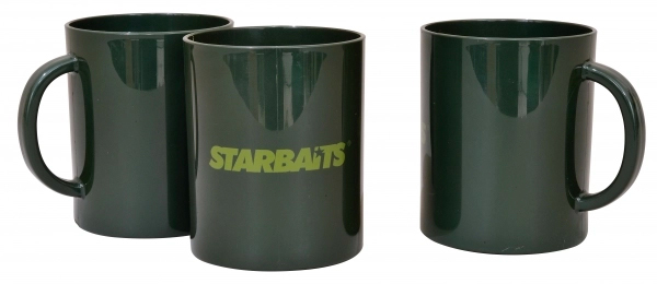 Super Adventure Carp Box Deluxe, stampvol end-tackle van bekende A-merken! - Starbaits Mug Set, Dark Green