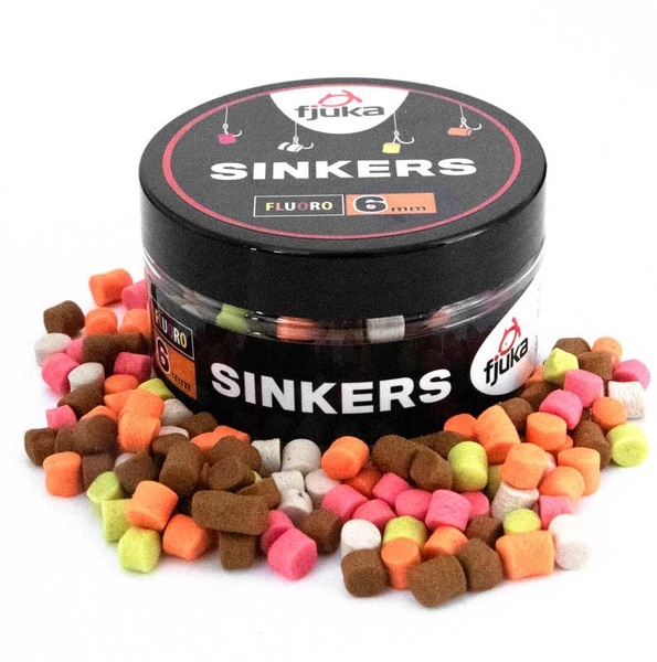 Fjuka Sinkers Mixed Colours Hookbait Pellets