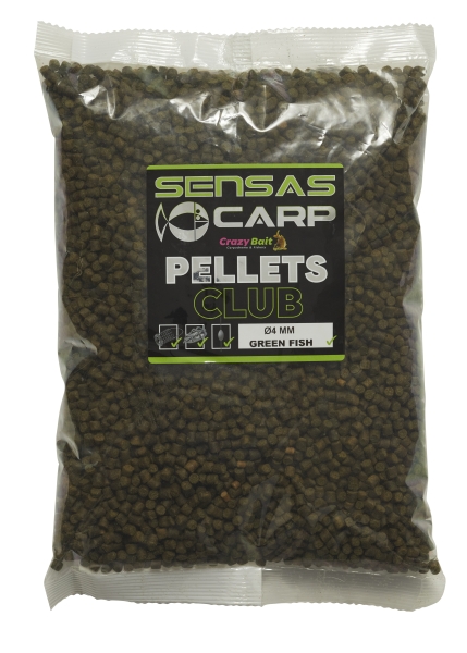 Sensas Pellets Club Groene Vis (1kg)