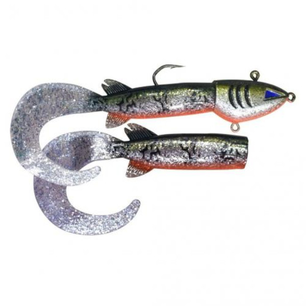 Jenzi Giant Cod Buster incl. Replacement Tail - Burbot Glitter