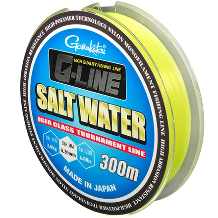 Gamakatsu G-Line Salt Water Fluo Yellow 300m