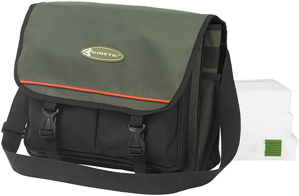 Kinetic Fishing Bag inclusief 3 tackleboxen