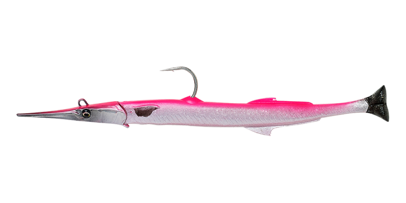 Savage Gear 3D Needlefish Pulsetail 30cm 105gr (2+1pcs) - Pink/Silver