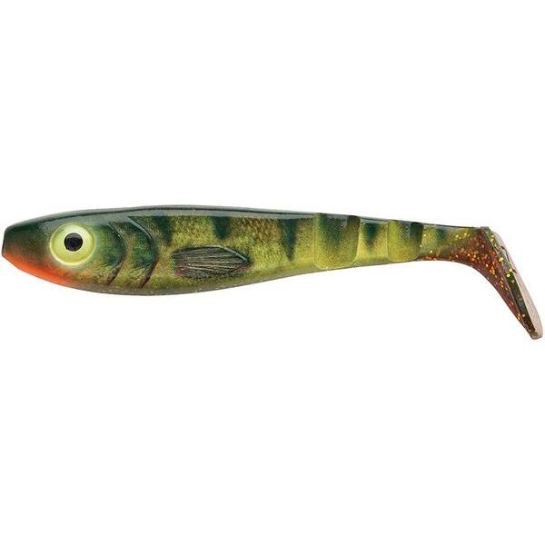 Svartzonker Mcpike Shad 21cm, 2 stuks - Motoroil Perch