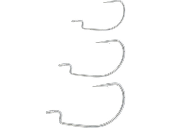 Westin Magic Minnow Weedless Jig Widegap Hook Silver 5pcs