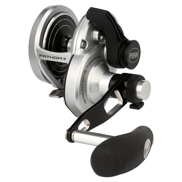 Penn Fathom® II Lever Drag 2 Speed Zeevis Reel LH