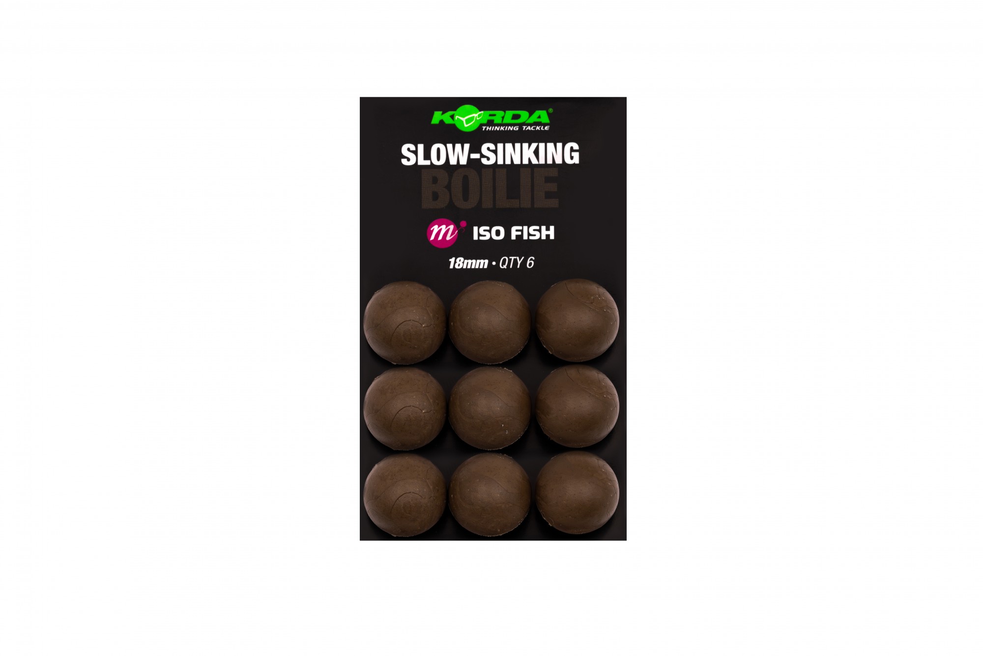 Korda Slow Sinking Imitatie Boilie Wafter ISO Fish 