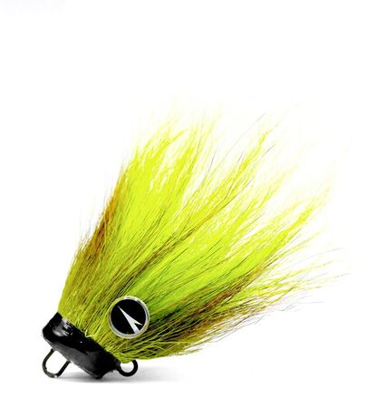 VMC Mustache Rig Chartreuse Loodvrije Bucktail Jighead