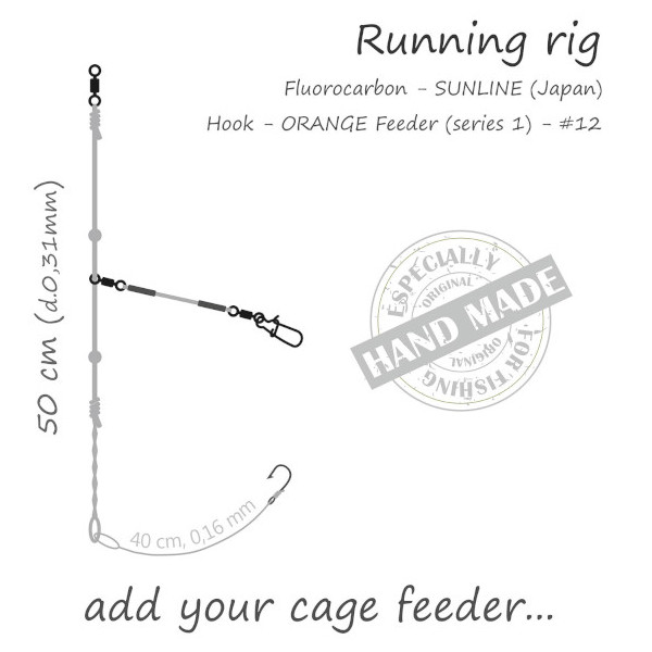 Life-Orange Feeder Rig Running Zonder Feeder