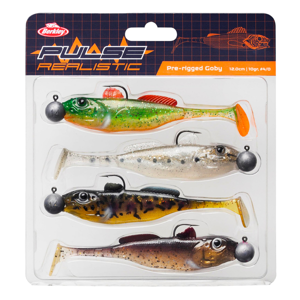 Berkley Pulse Realistic Goby Prerigged (4 stuks)