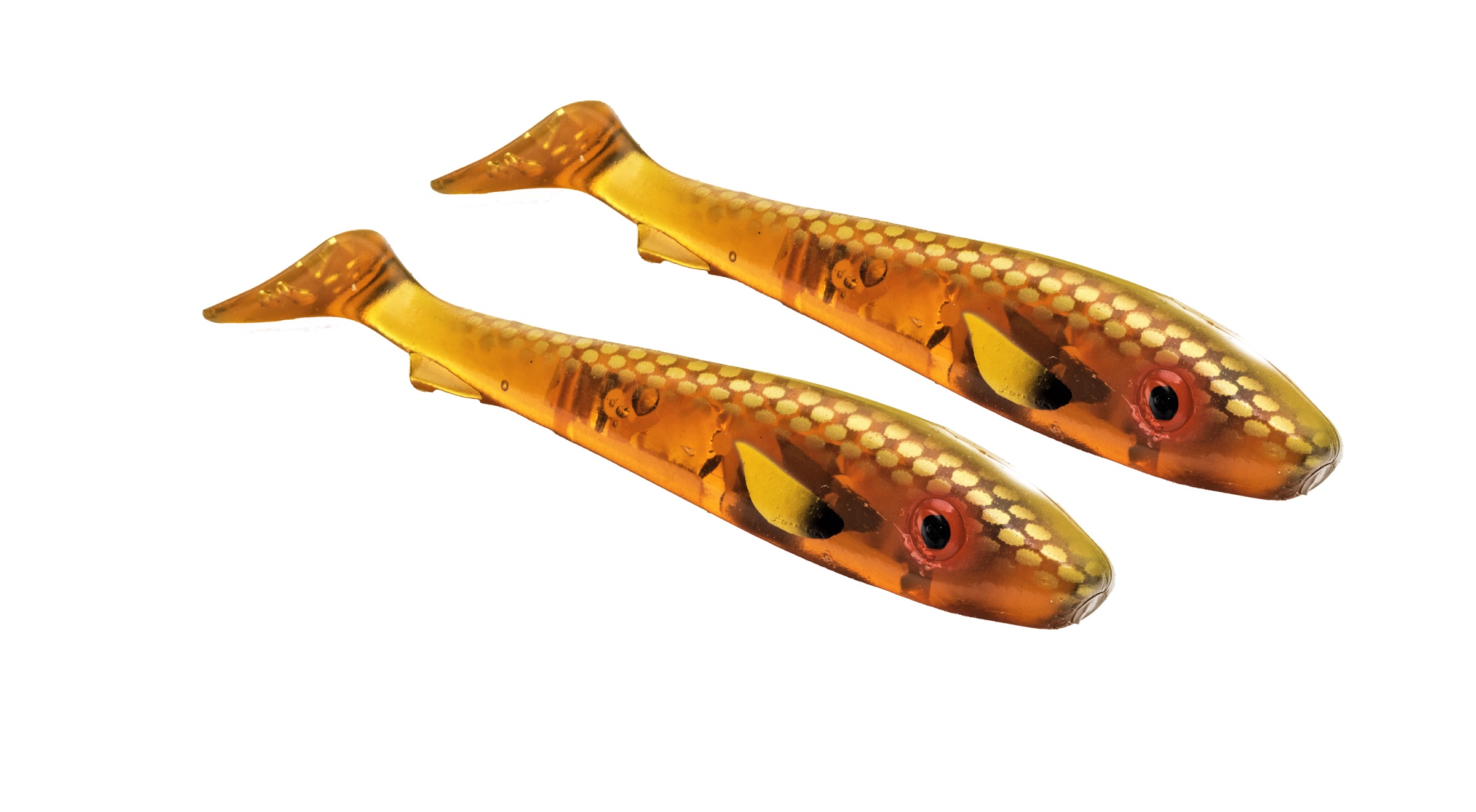 Svartzonker McRubber Shad 21cm (2 stuks) - Light Motoroil