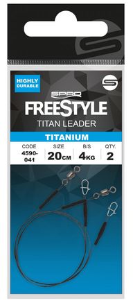 Spro Freestyle Titan Titanium Leader 0,30mm/8kg