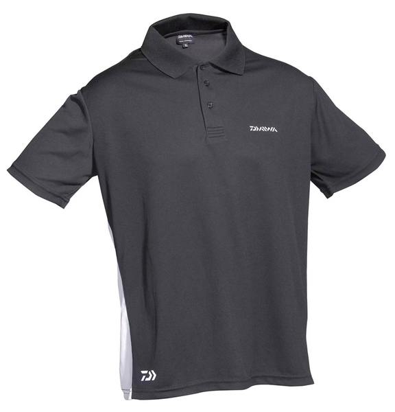 Daiwa Polo Shirt Zwart/Wit