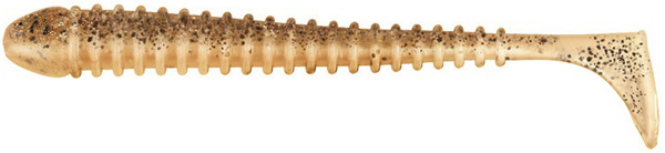 Jackson The Worm 7,5cm, 10 stuks! - Gold Glitter