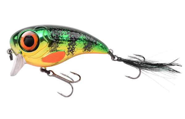Spro Fat Iris 60 + Spro Stainless Wire Leaders - Chrome Perch