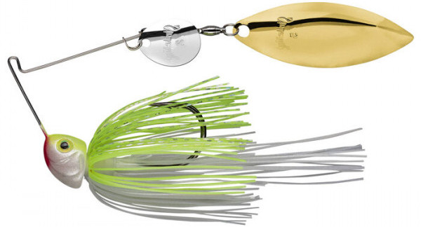 Strike King Hack Attack Heavy Cover Spinnerbait 21,3gr - Chartreuse / White