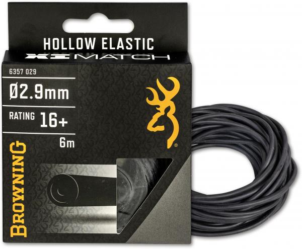 Browning Xi-Match Hollow Elastic (6m) - 2,9mm (Zwart)