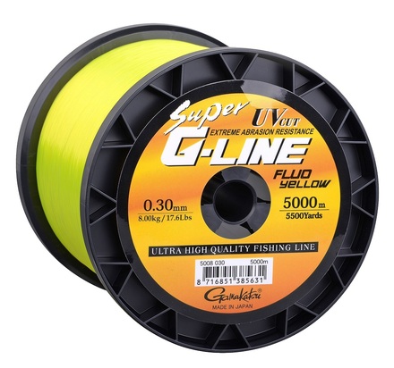 Gamakatsu Super G-Line Fluo Monofilament Vislijn (5000m)