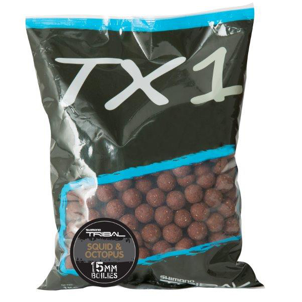 Shimano TX1 Boilies (1 of 5 kg) - Squid & Octopus