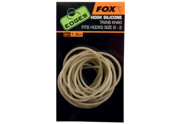 Fox Hook Silicone Trans Khaki - Fox Hook Silicone Trans Khaki Hook Size 6-2