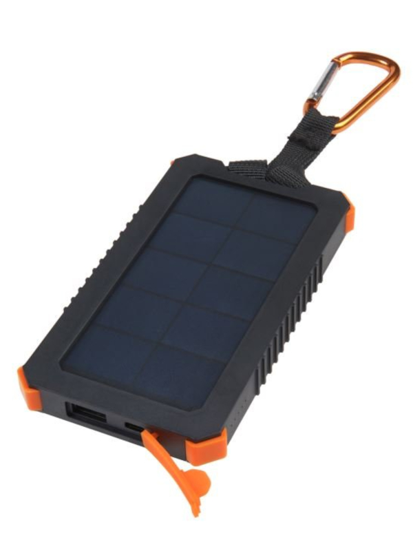 Xtorm Solar Charger Black/Orange - Xtorm Solar Charger 5000 MAh Black/Orange