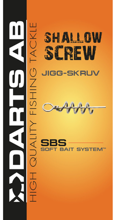 Darts Shallow Screw, 5 stuks