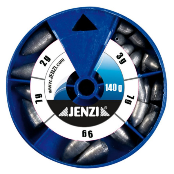 Jenzi Drop Shot / Texas / Carolina Rig Lood Assortiment - Jenzi Texas / Carolina Rig Lood Assortiment C