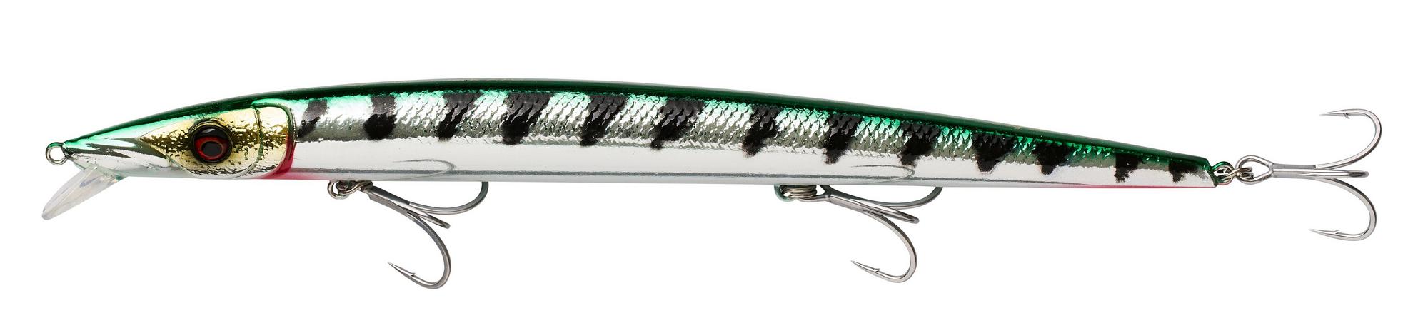 Savage Gear Barra Jerk Zinkend Zeevis Kunstaas 19cm (29g) - Green Barracuda