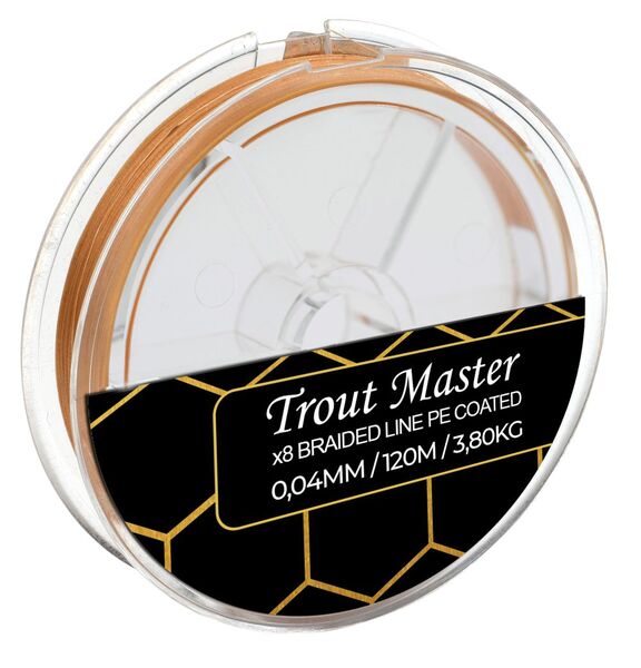 Spro Trout Master Fine Gold X8 PE Gevlochten Lijn (120m)