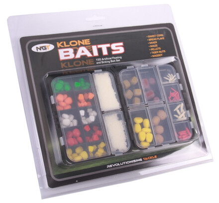 Set van 155 stuks NGT 'Klone' baits