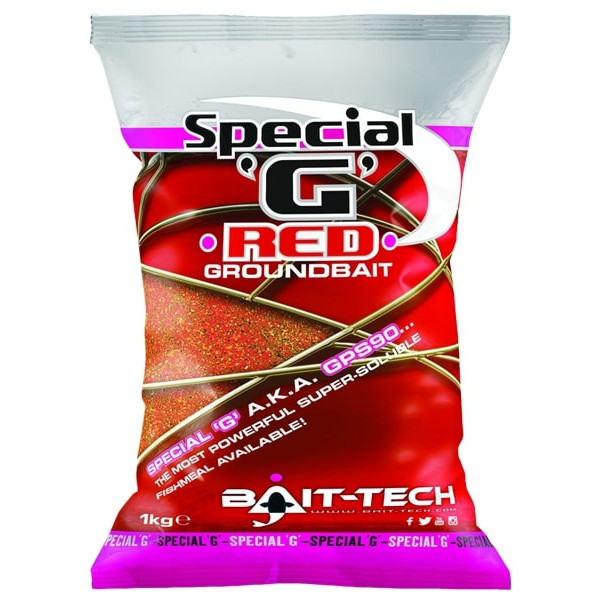 Bait-Tech Special G Groundbait Lokvoer (1kg) - Red