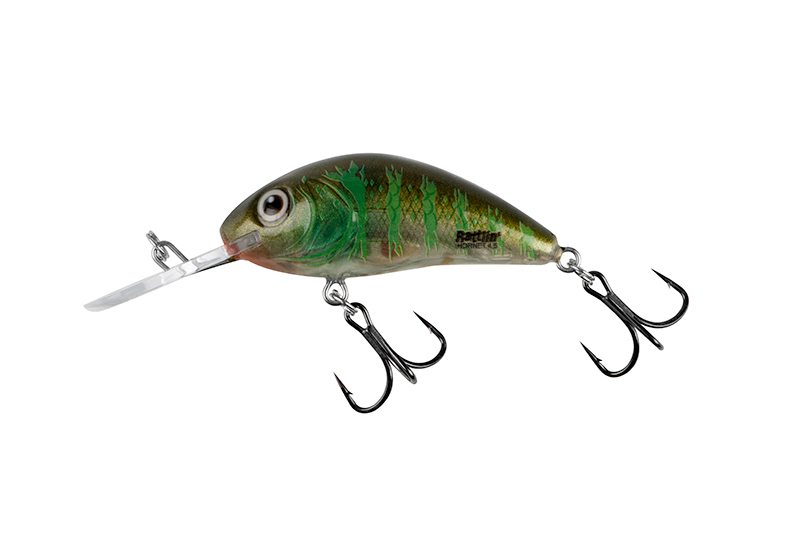 Salmo Rattlin' Hornet Floating Plug 4,5cm (6g) - Green Gill Clear